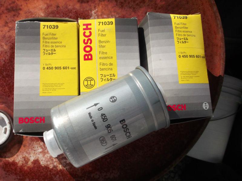 Bosch 0 450 905 601 fuel filter 71039 volvo 850 240 saab 900 audi vw golf  qty 3