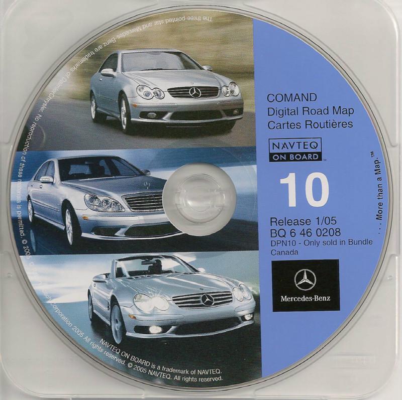 Mercedes benz command navigation cd 10    s cl c clk e g sl  updated 1/05