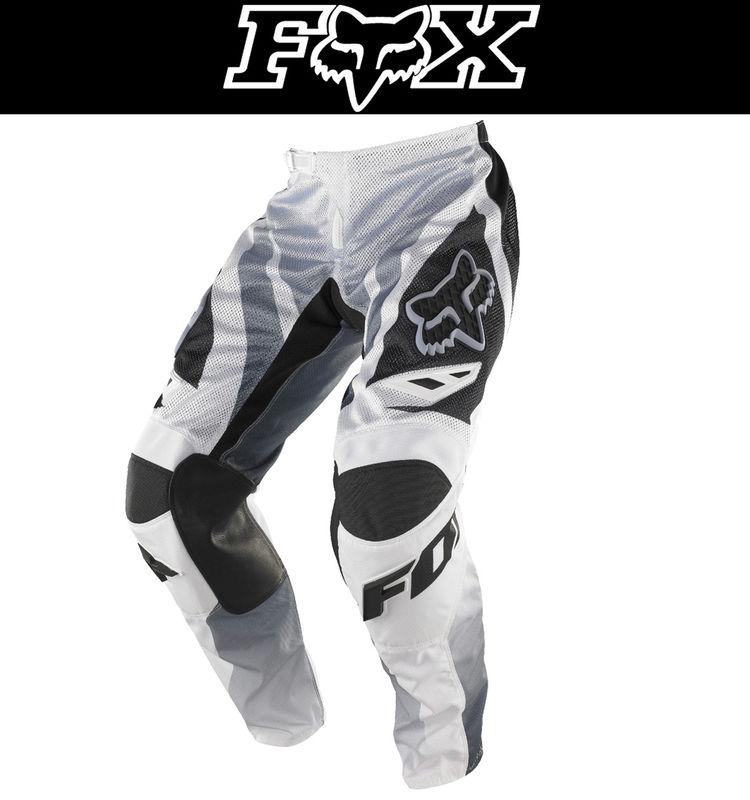 Fox racing 180 race airline black white size 28-38 dirt bike pants motocross mx