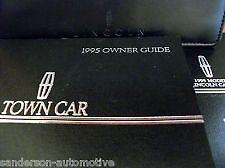 1995 town car owners manual. oem.