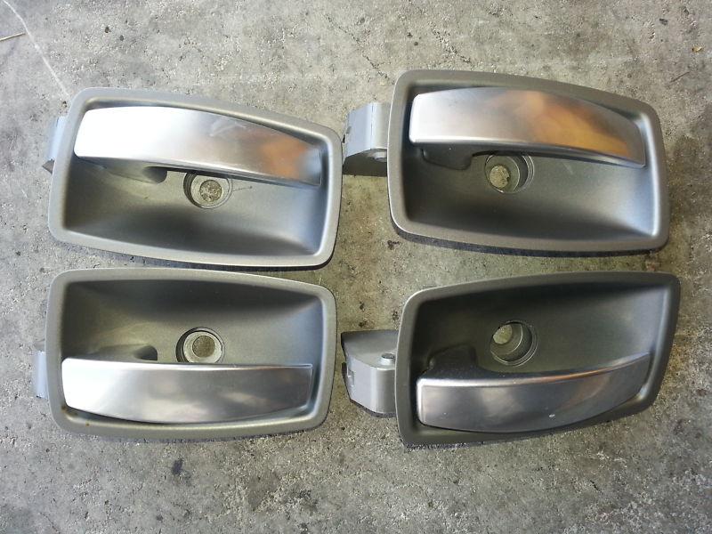 Bmw oem e65 e66 745li all 4 front and rear  inner door handle 
