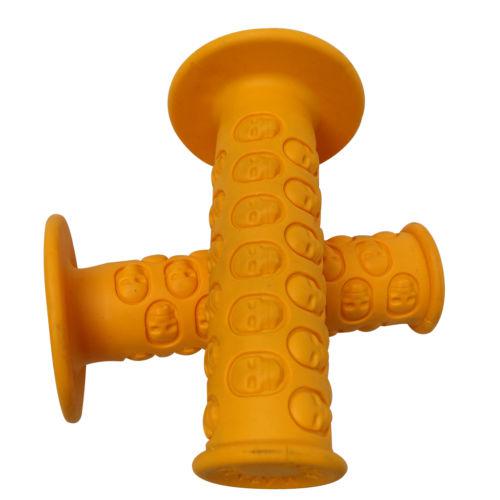 7/8" 22mm hand grip handlebar soft rubber universal handle bar grip honda yellow