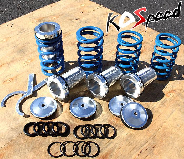 1-4" adjustable blue scale coilover springs/spring front+rear ee ef eg ek9 ek eh