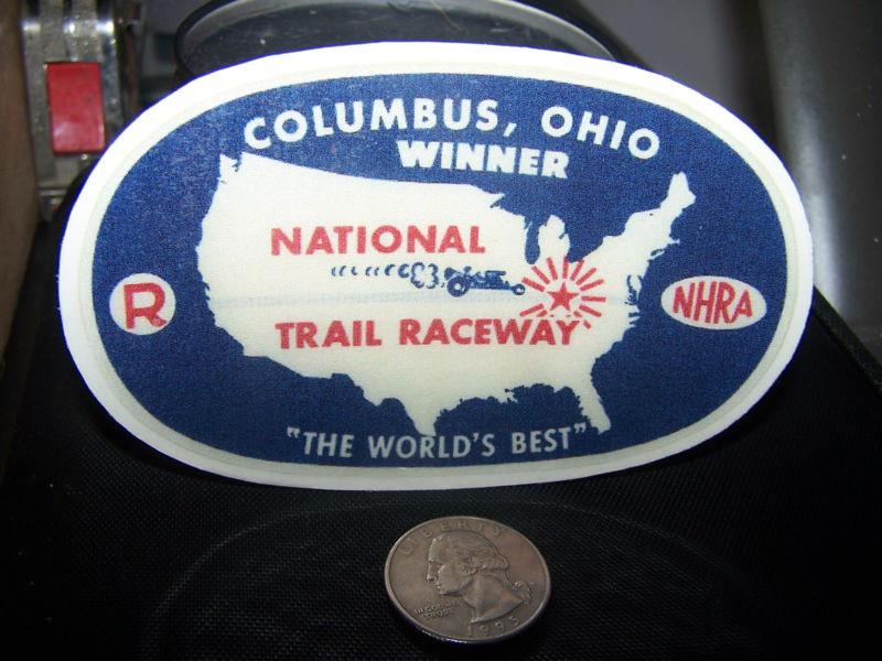 National trails raceway - winner - sticker
