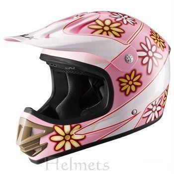 Lady xxl ~ motocross atv utv off-road bike mx pink full helmet yamaha crf ktm