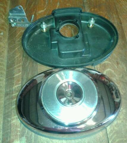 Air cleaner & backing plate harley