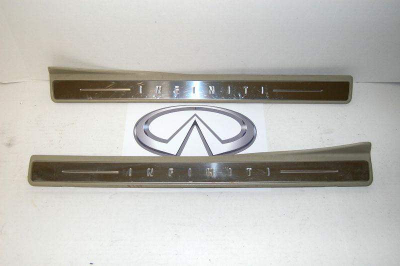 Infiniti - i30 - 2000 01 - interior sill scuff plate set - left & right - oem!