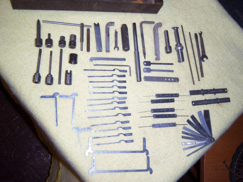 Vintage carter carburetor tool kit carter repail rebuild tools antique