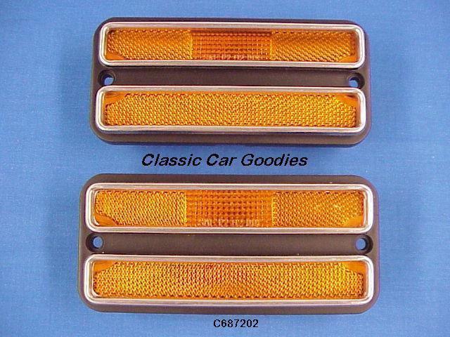 1968-1972 chevy blazer amber side marker 1969 1970 1971