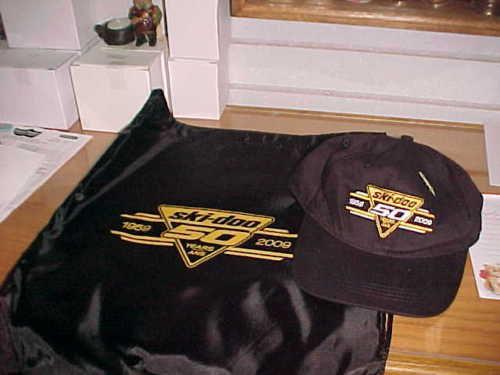 Ski doo snowmobile 50th anniversary promo kit with hat.. $18.99 free shipping