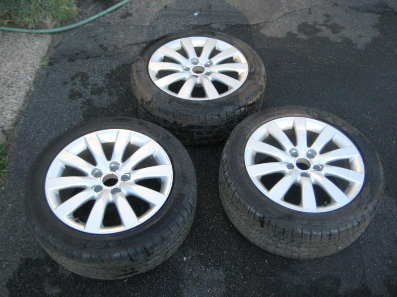 Audi 17" factory oem rim wheels tires set 2009 2010 2011 2012 09 10 11 12 