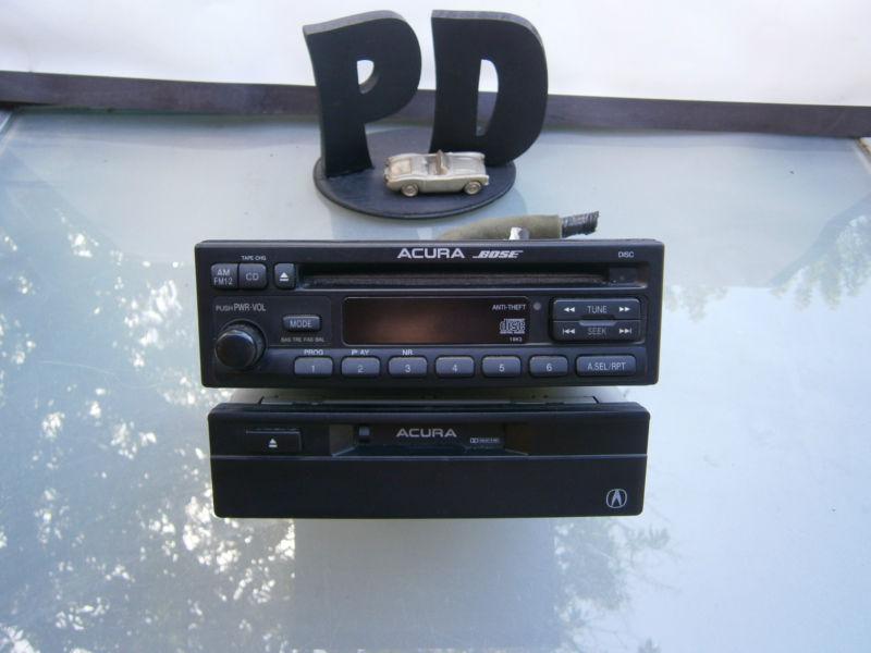 1997-1999 acura cl cd cassette players radio in dash assembly  oem/warranty