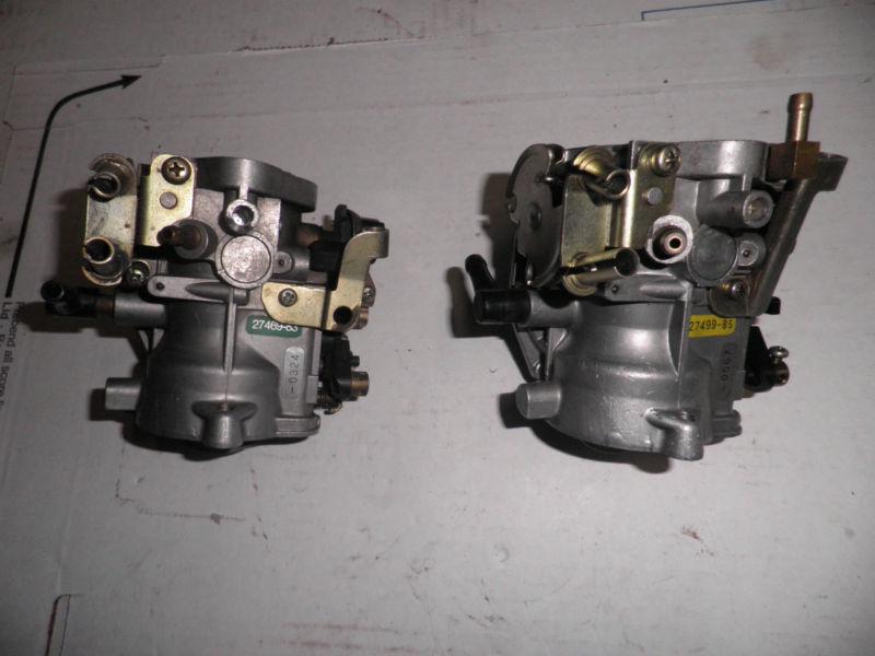 (2) genuine harley carburetors 27469-83/27499-85  parts r rebuild