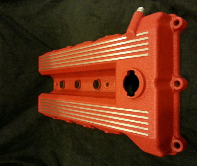 Bmw e30 m42 318is 4 cyl engine motor valve cover powder coated wrinkle red m3 