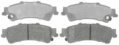 Acdelco advantage 14d792m brake pad or shoe, rear-semi metallic brake pad