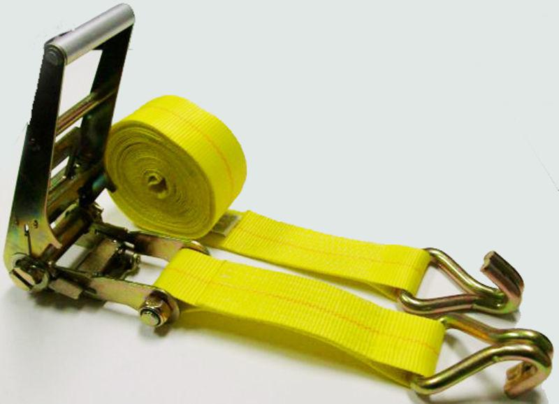 Ratchet tie down strap w/ j hook 3" x 30' 