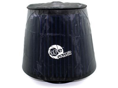 Two (2) afe power 28-10113 air filter wrap pre filter nylon black conical
