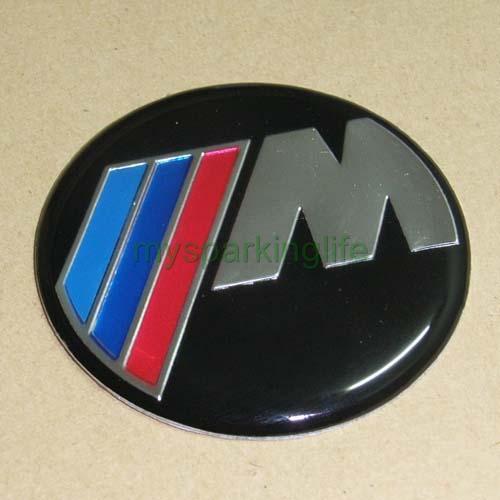 43mm car motor phone computer bmw ///m steering wheel cap badge emblem