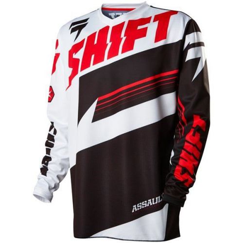 New 2016 shift assault mx motocross jersey red / black youth kids size xl