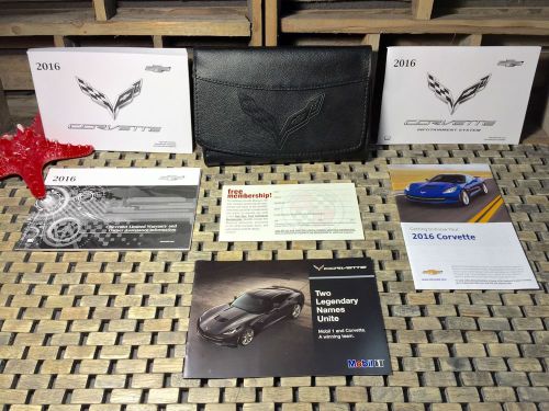 2016 corvette stingray owners manual + navigation infotainment coupe convertible