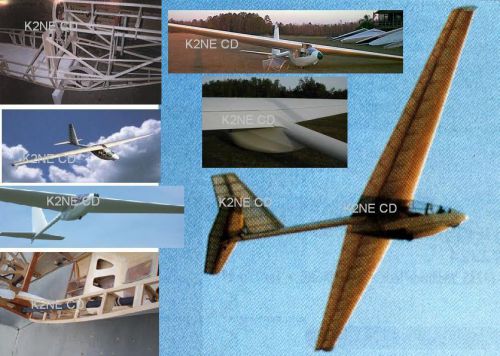 Carbon dragon sailplane microlift glider plans on cd - k2ne web store