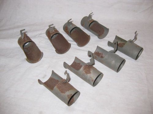1970 chevy chevelle ss 396 big block spark plug   heat shields used - set of 8