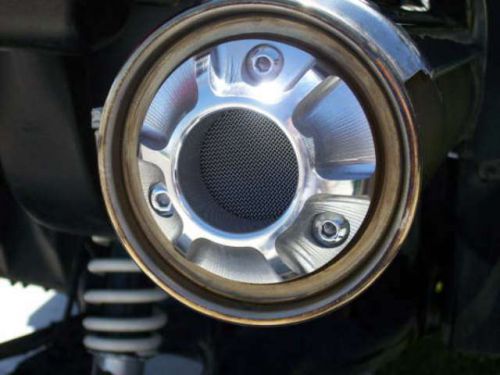 Yamaha 3d cnc exhaust tip kodiak wolverine 350 400 450 w/ spark arrestor screen