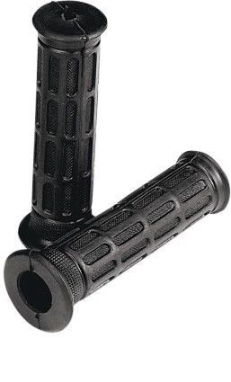 Parts unlimited laser street grips closed end/black (1806-10-002)