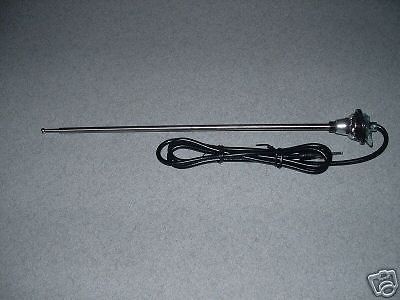 New old school vintage car am / fm am antenna stainless steel removable mast