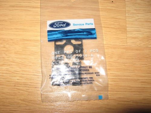 2 nos ford 1979/88 mustang foxbody roof luggage carrier clips d9zz-6655054-a