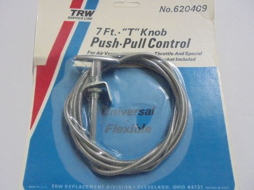 Trw service line 7 ft. &#034;t&#034; handle push pull control cable - made in usa