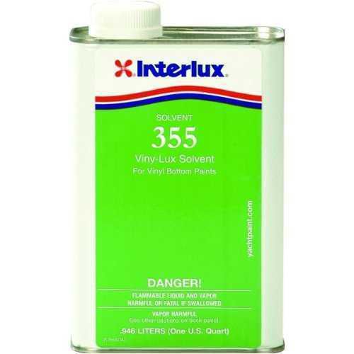 Interlux brush-ease 433 boat paint solvent quart