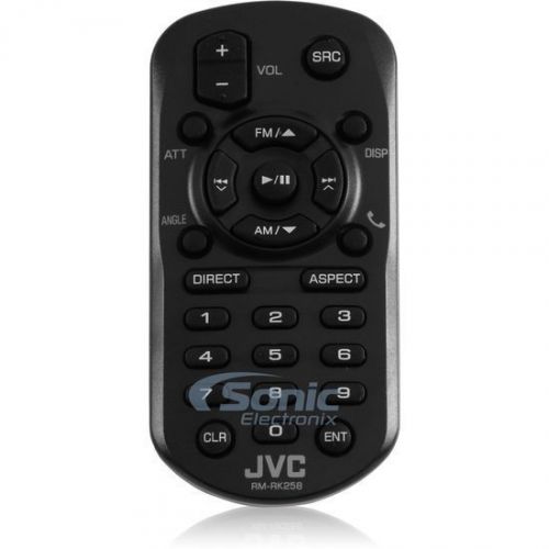 New! jvc rm-rk258 wireless remote control for select jvc multimedia car stereos