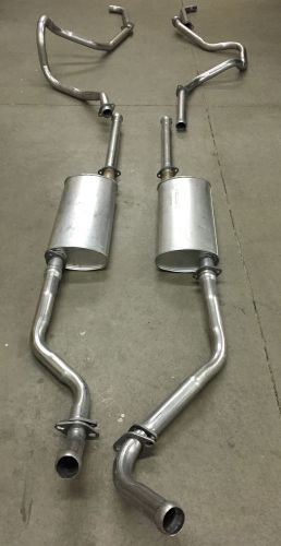 1958 buick special &amp; century dual exhaust system, aluminized without resonators