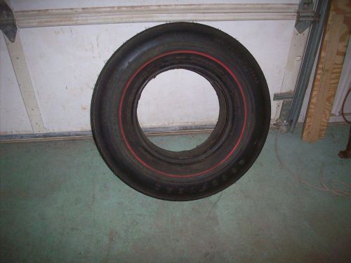 Nos goodyear red stripe h70 x 14 custom wide tread polyglas belted tire