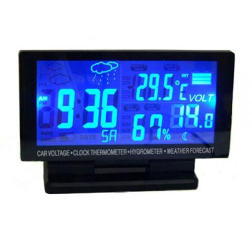 Large screen multifunctional car vehicle thermometer with humidity