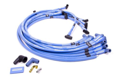 Moroso blue max spark plug wire set spiral core 8 mm blue bbc p/n 72416
