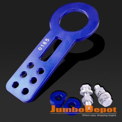 Blue anodized aluminum cnc towing hooks front tow hook for dodge ram 1500 2500