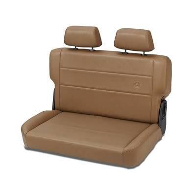 Bestop seat trailmax ii fold and tumble rear bench vinyl spice jeep each