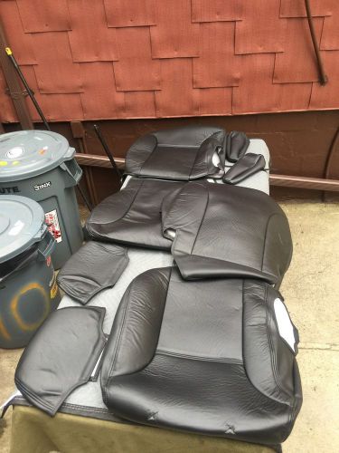 1996-1999 tahoe obs genuine leather seat covers
