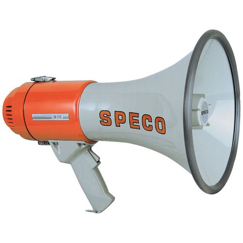 Speco er370 deluxe megaphone w/siren - 16w -er370