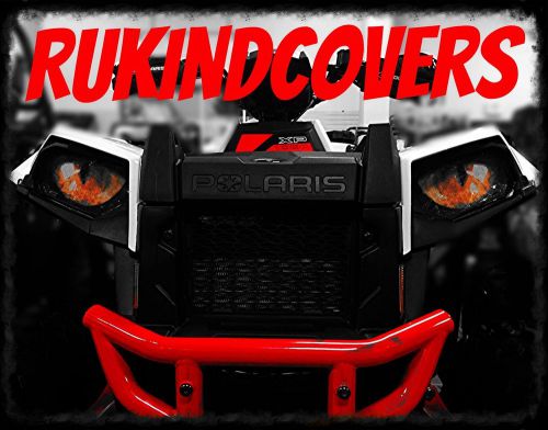 Polaris ranger rzr yellow eyes rukind cover&#039;s headlight cover&#039;s all years