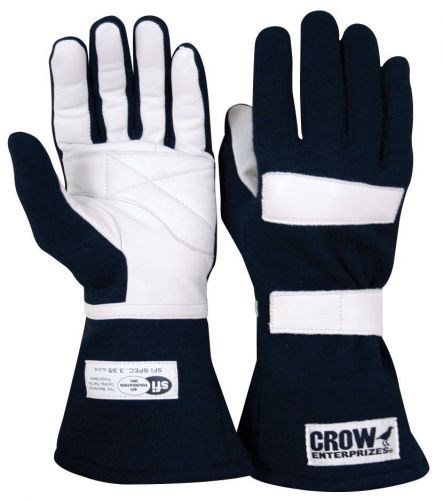 Crow safety standard driving gloves sfi 5 approved black sold by radke services