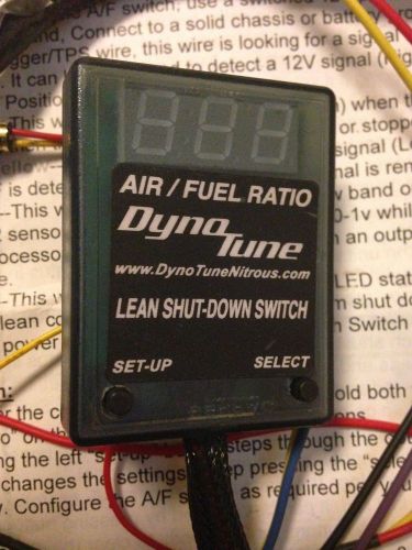 Dynotune air fuel ratio gauge lean shutdown switch