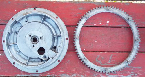 Flywheel, ring gear, late 1960s johnson 18hp outboard motor, 580231d2 304736