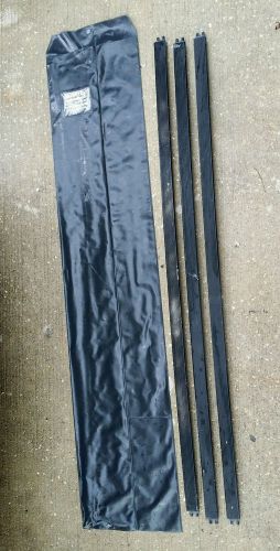 Land rover discovery 1 roof rack cross bars x3 w/bag 94/99 oem