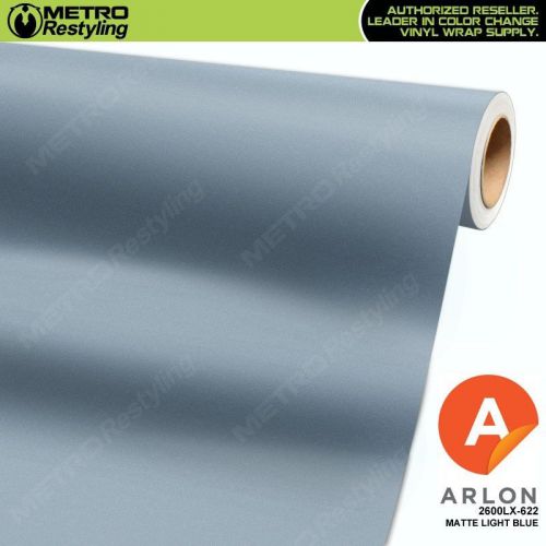 Arlon 2600lx-622 matte light blue vinyl vehicle car wrap decal film sheet roll