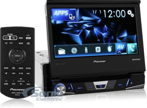 Pioneer avh-x7700bt single din bluetooth dvd car stereo w/ flip-out 7&#034; display