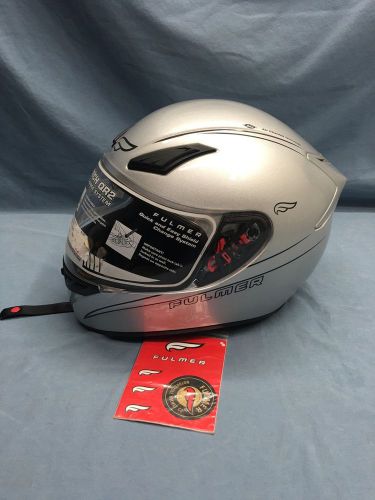 Fulmer motorcycle helmet ss silver ~ size m