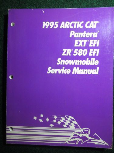 1995 arctic cat snowmobile service manual pantera ext efi zr 580 efi